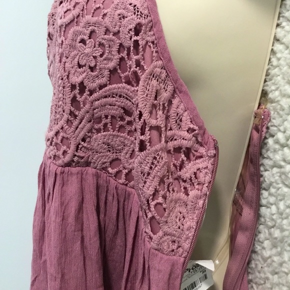 SOLD ❌ Charlotte Russe Babydoll Pink Summer Dress NWT - Picture 7 of 17